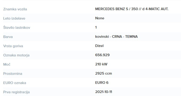 MERCEDES BENZ S / 350 // d 4-MATIC